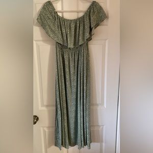 Coolme Dress Size Medium Sage Green